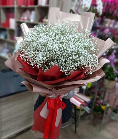Букет цветов из: Гипсофила в Клишева