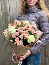 Букет цветов из:  Розы в Клишева