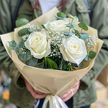 Букет цветов из:  Розы в Клишева